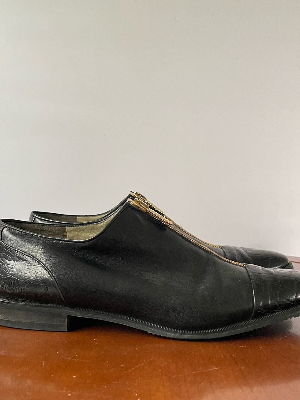 Vintage Bally Black Leather Dress Shoes | US 8